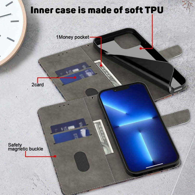 For Xiaomi Redmi Note 9 Crystal 3D Shockproof Protective Leather Phone Case(Gold Outline) - free shipping - PMC TechLife - Order now!