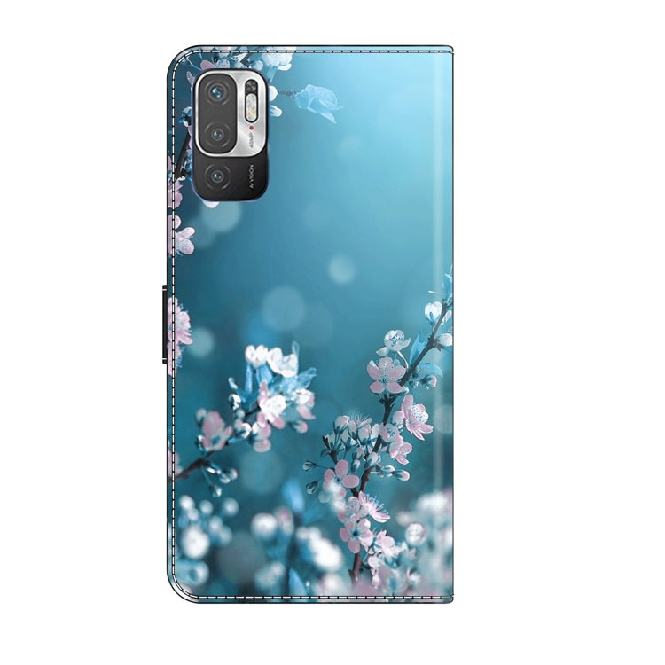 For Xiaomi Redmi Note 10 5G Crystal 3D Shockproof Protective Leather Phone Case(Plum Flower) - free shipping - PMC TechLife - Order now!