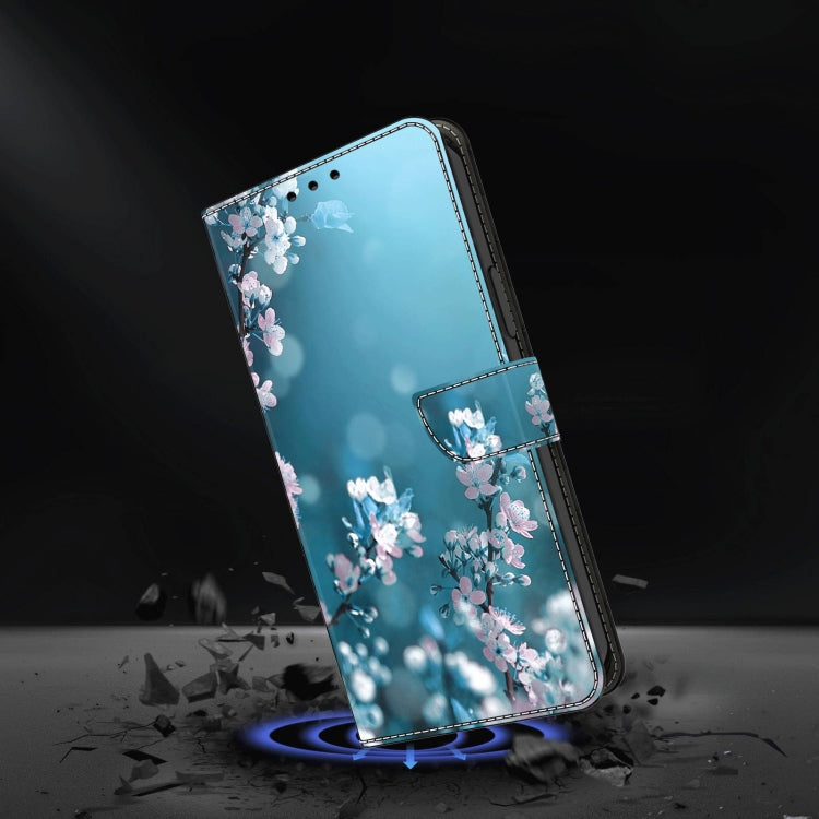 For Xiaomi Redmi Note 10 5G Crystal 3D Shockproof Protective Leather Phone Case(Plum Flower) - free shipping - PMC TechLife - Order now!