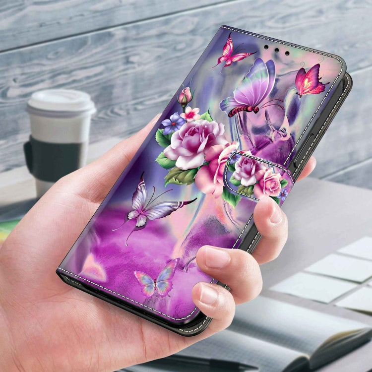 For Xiaomi Redmi Note 11 Global Crystal 3D Shockproof Protective Leather Phone Case(Butterfly) - free shipping - PMC TechLife - Order now!