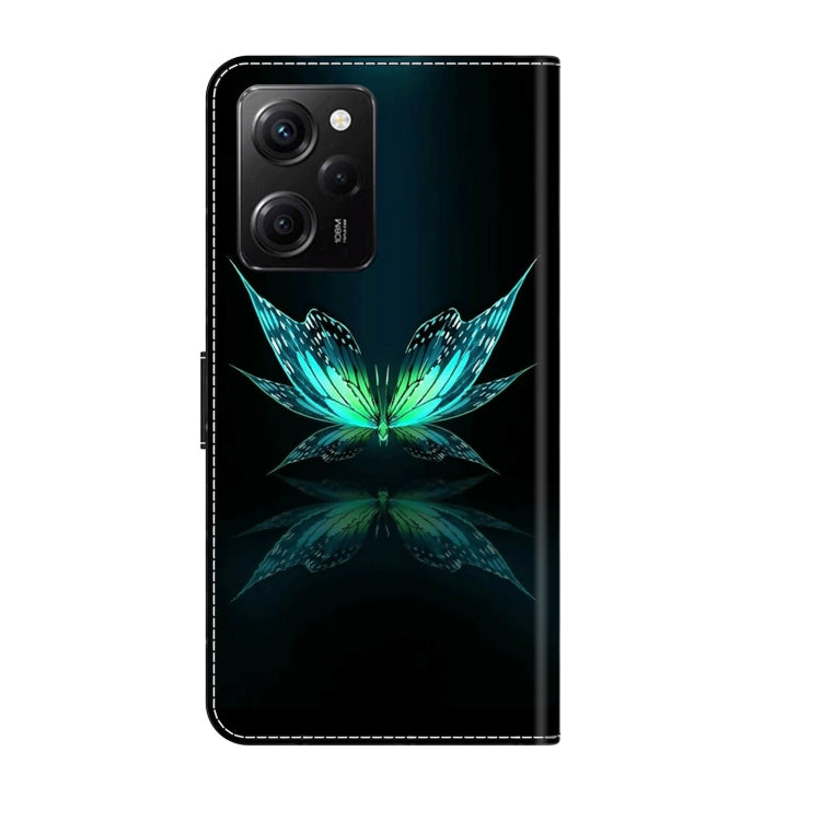 For Xiaomi Redmi Note 12 Pro Global Crystal 3D Shockproof Protective Leather Phone Case(Reflection Dutterfly) - free shipping - PMC TechLife - Order now!