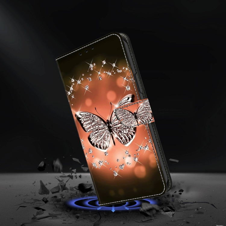 For Xiaomi Redmi Note 12 Pro Global Crystal 3D Shockproof Protective Leather Phone Case(Crystal Butterfly) - free shipping - PMC TechLife - Order now!