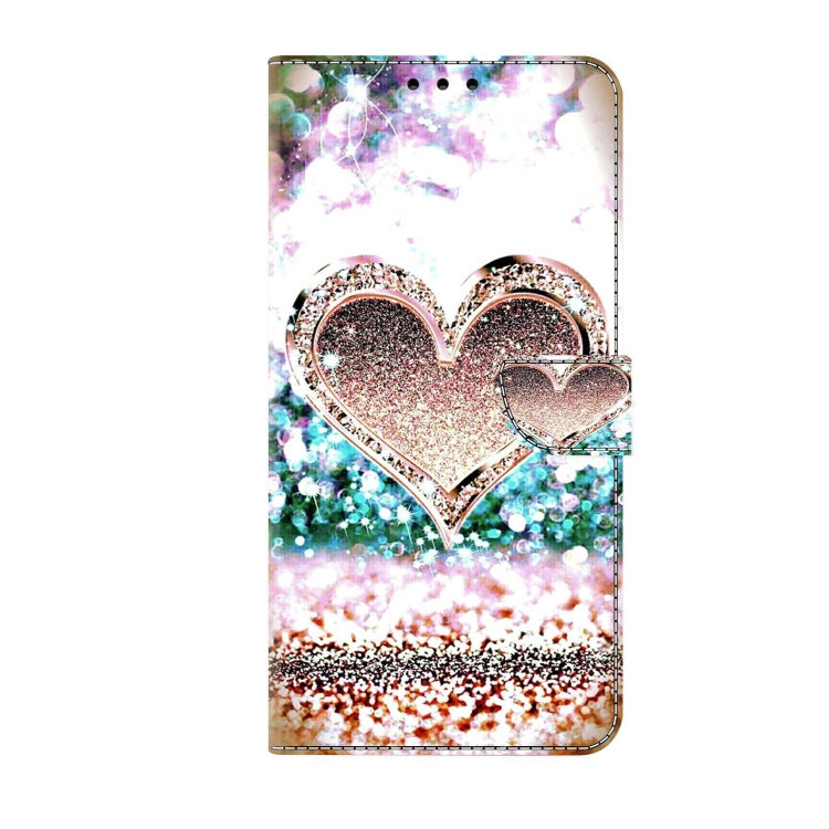 For Xiaomi Redmi Note 12 Pro+ Crystal 3D Shockproof Protective Leather Phone Case(Pink Diamond Heart) - free shipping - PMC TechLife - Order now!