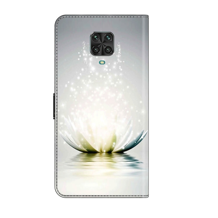 For Xiaomi Redmi Note 9 Pro Crystal 3D Shockproof Protective Leather Phone Case(Light Lotus) - free shipping - PMC TechLife - Order now!