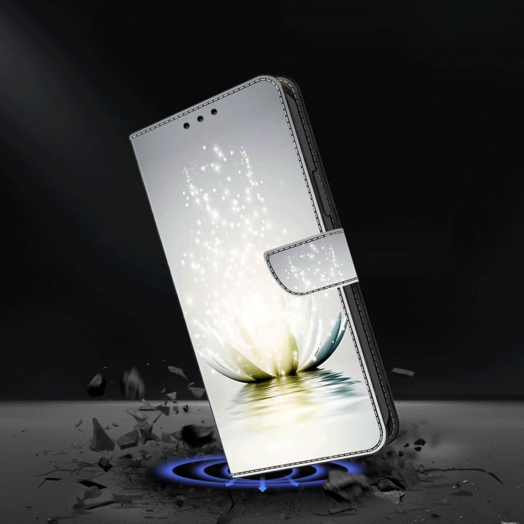 For Xiaomi Redmi Note 9 Pro Crystal 3D Shockproof Protective Leather Phone Case(Light Lotus) - free shipping - PMC TechLife - Order now!