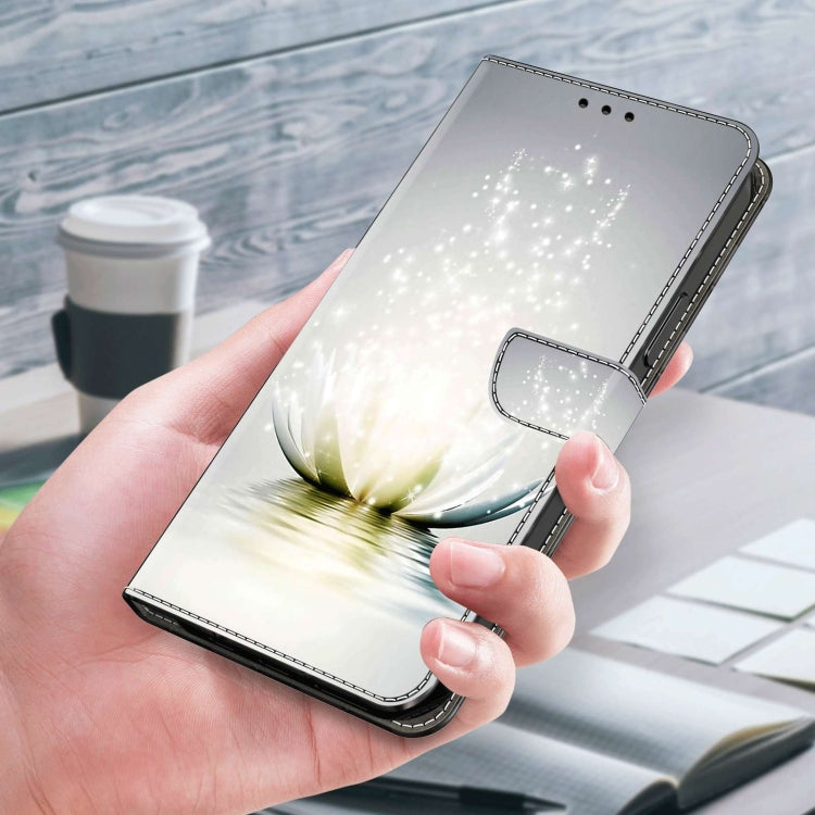 For Xiaomi Redmi Note 9 Pro Crystal 3D Shockproof Protective Leather Phone Case(Light Lotus) - free shipping - PMC TechLife - Order now!