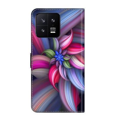 For Xiaomi 13 Crystal 3D Shockproof Protective Leather Phone Case(Colorful Flower) - 13 Cases by PMC Jewellery | Online Shopping South Africa | PMC Jewellery