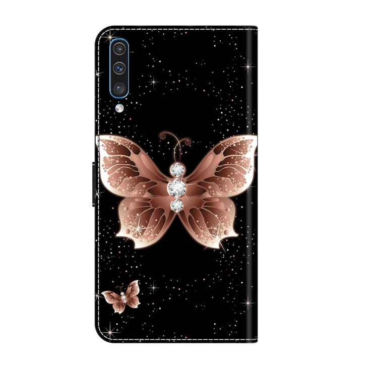 For Samsung Galaxy A50 Crystal 3D Shockproof Protective Leather Phone Case(Pink Diamond Butterfly) - free shipping - PMC TechLife - Order now!