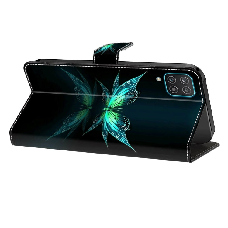 For Samsung Galaxy A71 4G Crystal 3D Shockproof Protective Leather Phone Case(Reflection Dutterfly) - free shipping - PMC TechLife - Order now!