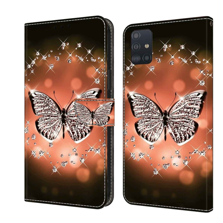 For Samsung Galaxy A71 4G Crystal 3D Shockproof Protective Leather Phone Case(Crystal Butterfly) - free shipping - PMC TechLife - Order now!