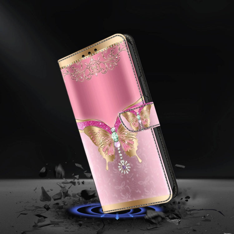 For Samsung Galaxy S20 FE Crystal 3D Shockproof Protective Leather Phone Case(Pink Bottom Butterfly) - free shipping - PMC TechLife - Order now!