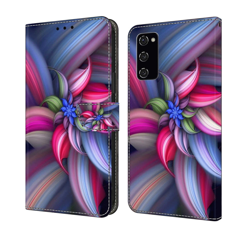 For Samsung Galaxy S20 FE Crystal 3D Shockproof Protective Leather Phone Case(Colorful Flower) - free shipping - PMC TechLife - Order now!