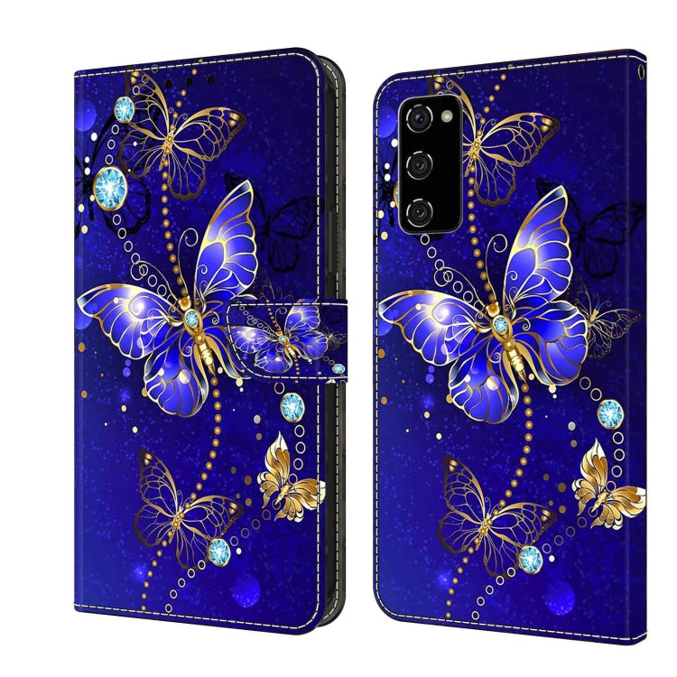 For Samsung Galaxy S20 FE Crystal 3D Shockproof Protective Leather Phone Case(Diamond Butterfly) - free shipping - PMC TechLife - Order now!