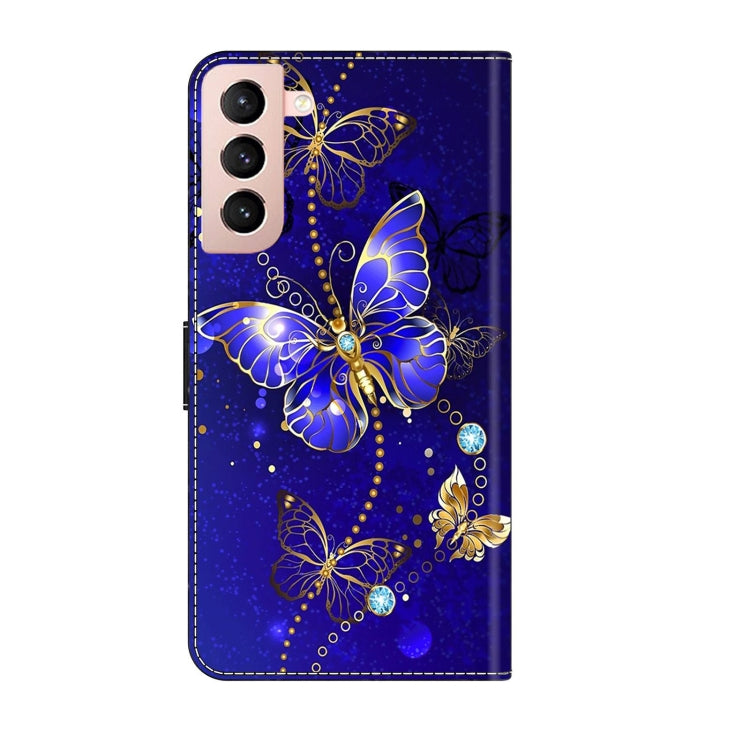For Samsung Galaxy S21 Crystal 3D Shockproof Protective Leather Phone Case(Diamond Butterfly) - free shipping - PMC TechLife - Order now!