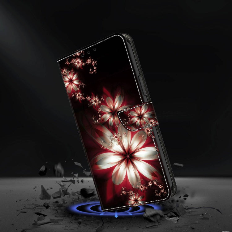 For Samsung Galaxy S22 Crystal 3D Shockproof Protective Leather Phone Case(Fantastic Flower) - free shipping - PMC TechLife - Order now!
