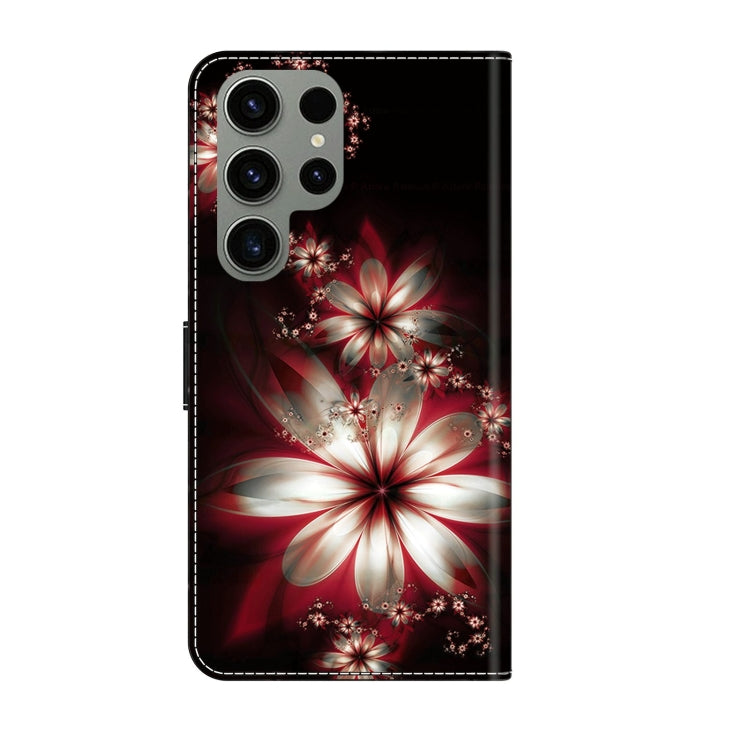 For Samsung Galaxy S23 Ultra Crystal 3D Shockproof Protective Leather Phone Case(Fantastic Flower) - free shipping - PMC TechLife - Order now!