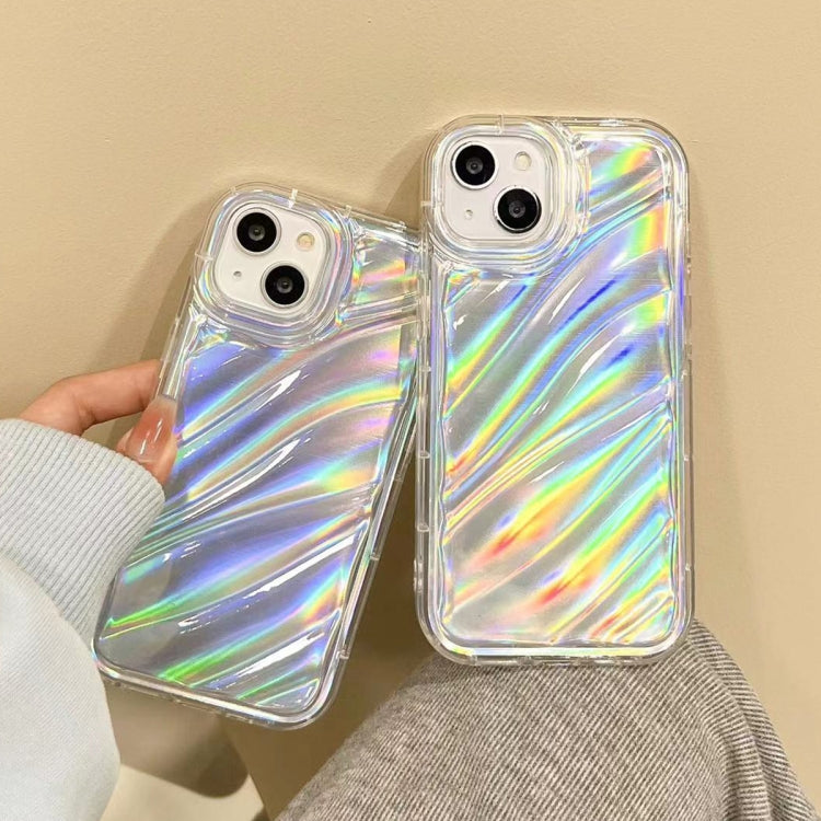 For iPhone 11 Pro Max Laser Sequin Waves TPU Phone Case(Transparent) - free shipping - PMC TechLife - Order now!