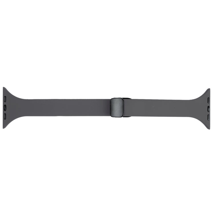 For Apple Watch SE 40mm Magnetic Buckle Slim Silicone Watch Band(Starry Grey) - Watch Bands by PMC Jewellery | Online Shopping South Africa | PMC Jewellery