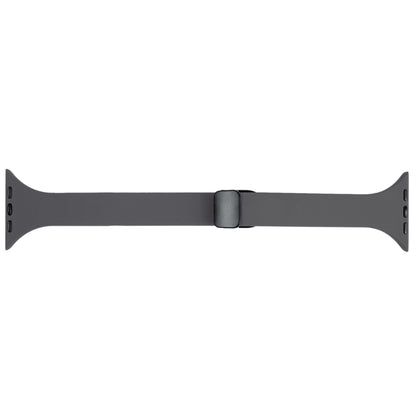 For Apple Watch 4 40mm Magnetic Buckle Slim Silicone Watch Band(Starry Grey) - Watch Bands by PMC Jewellery | Online Shopping South Africa | PMC Jewellery