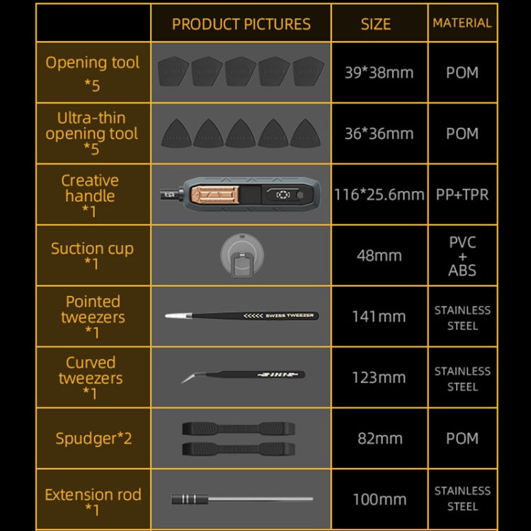 Jakemy JM-8192 186 in1 CR-V Precision Screwdriver Set - free shipping - PMC TechLife - Order now!