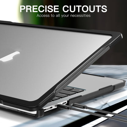 For MacBook Air 13.6 inch A2681 2022 Translucent Laptop Protective Case(Transparent) - MacBook Air Cases by PMC Jewellery | Online Shopping South Africa | PMC Jewellery