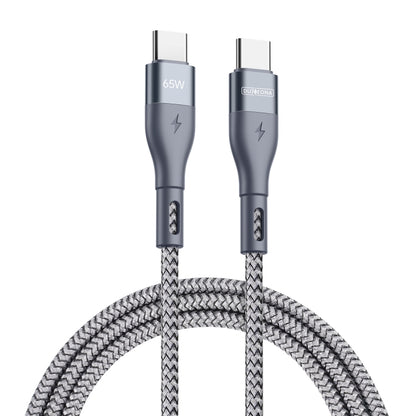 DUZZONA A2 PD 65W USB-C / Type-C to Type-C Fast Charging Data Cable, Length:3m(Grey) - USB-C & Type-C Cable by DUZZONA | Online Shopping South Africa | PMC Jewellery