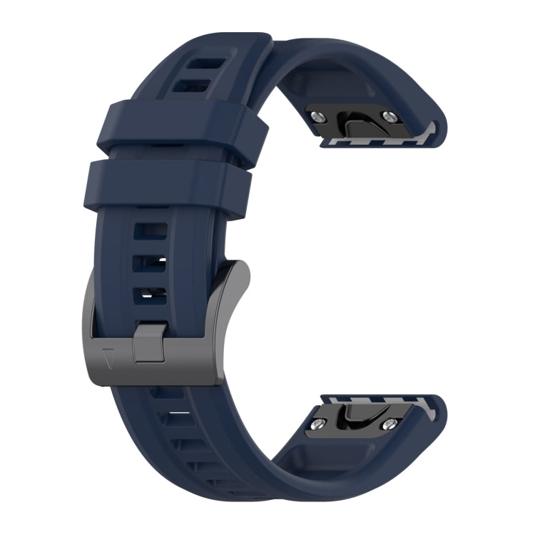 Compatible with Garmin Enduro 2 Solid Color Silicone Watch Band(Dark Blue) - free shipping - PMC TechLife - Order now!
