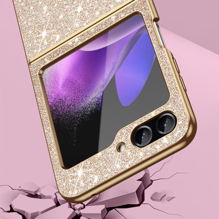 For Samsung Galaxy Z Flip5 Electroplate Glittery Shockproof Phone Case(Black) - free shipping - PMC TechLife - Order now!