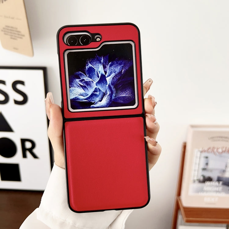 For Samsung Galaxy Z Flip5 Morandi PC Shockproof Phone Case(Red) - free shipping - PMC TechLife - Order now!
