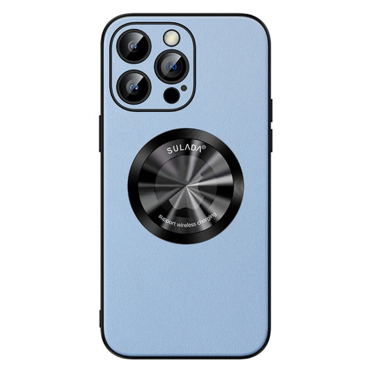 For iPhone 13 Pro Max SULADA Microfiber Leather MagSafe Magnetic Phone Case(Sierra Blue) - iPhone 13 Pro Max Cases by SULADA | Online Shopping South Africa | PMC Jewellery