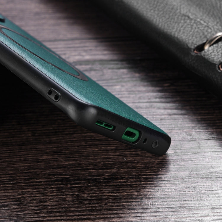 For Samsung Galaxy S23 FE 5G MagSafe Magnetic PU Phone Case(Black) - Galaxy S23 FE 5G Cases by PMC TechLife | Online Shopping South Africa | PMC TechLife | Buy Now Pay Later Mobicred