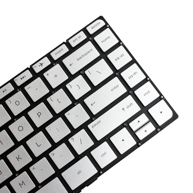 For HP Spectre 15-AP US Version Laptop Backlight Keyboard(Silver) - HP Spare Parts by PMC TechLife | Online Shopping South Africa | PMC TechLife | Buy Now Pay Later Mobicred