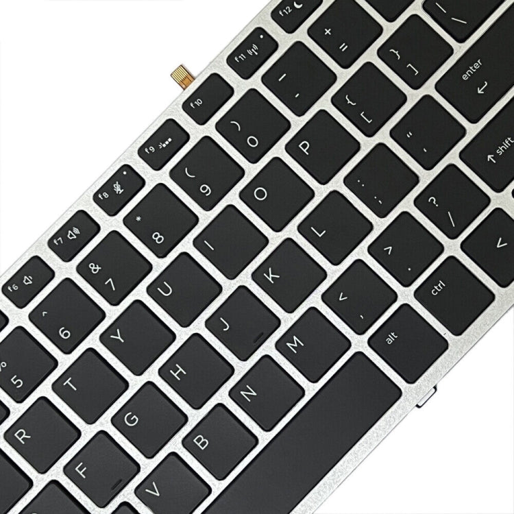 For HP ProBook 650 G4 Silver Frame US Version Laptop Backlight Keyboard - HP Spare Parts by PMC TechLife | Online Shopping South Africa | PMC TechLife | Buy Now Pay Later Mobicred