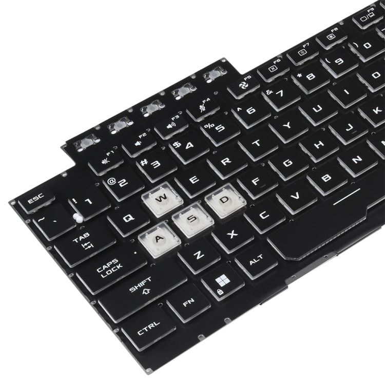 For Asus TUF Gaming F15 FX506 FA506 US Version Backlight Laptop Keyboard(Black) - Asus Spare Parts by PMC Jewellery | Online Shopping South Africa | PMC Jewellery