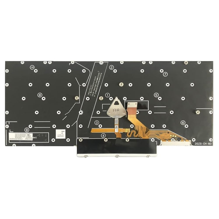 For Lenovo ThinkPad X1 Nano US Version Backlight Laptop Keyboard - Lenovo Spare Parts by PMC Jewellery | Online Shopping South Africa | PMC Jewellery