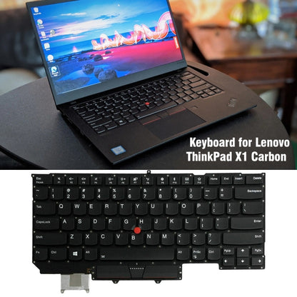 For Lenovo ThinkPad X1C 2017 US Version Laptop Keyboard - Lenovo Spare Parts by PMC Jewellery | Online Shopping South Africa | PMC Jewellery