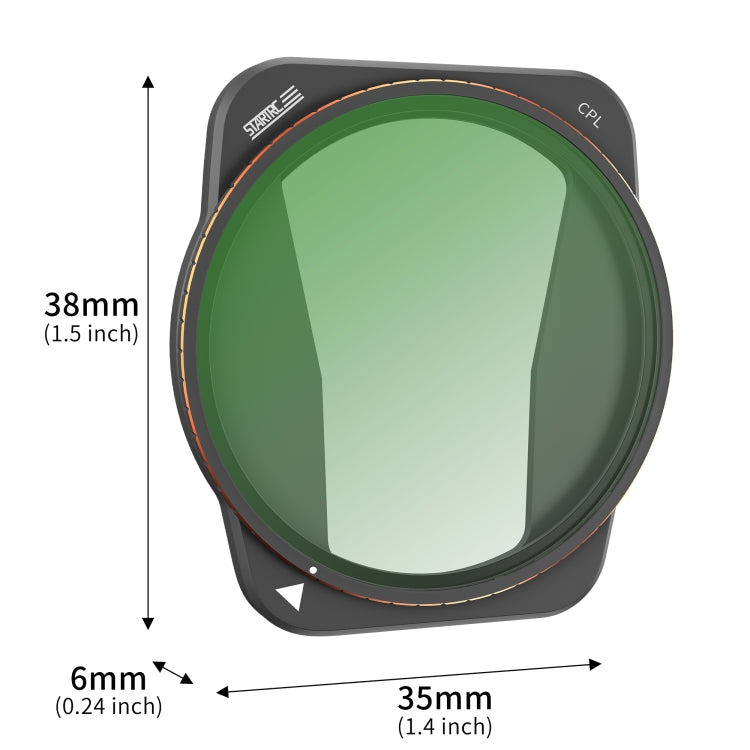 For DJI Air 3 STARTRC Drone Lens Filter, Lens:CPL - Mavic Lens Filter by STARTRC | Online Shopping South Africa | PMC Jewellery