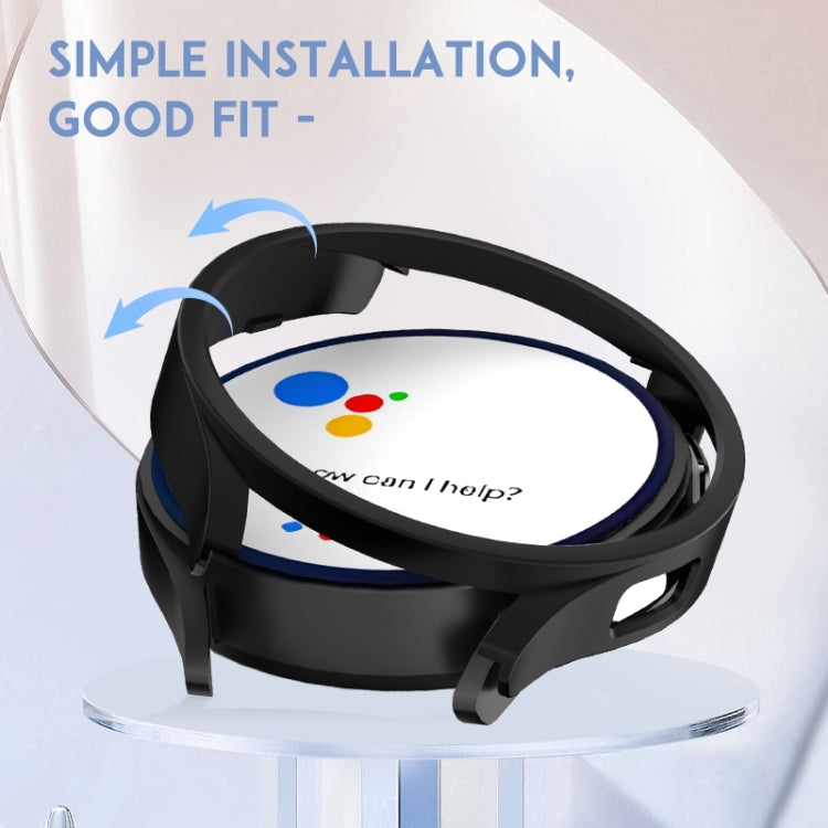 For Samsung Galaxy Watch 6 44mm Half-inclusive PC Watch Protective Case(White) - Watch Cases by PMC TechLife | Online Shopping South Africa | PMC TechLife