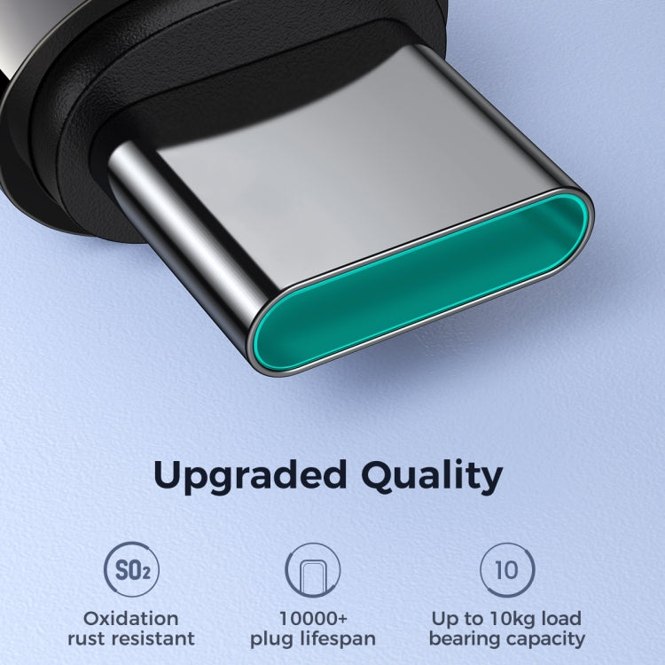 JOYROOM SA31-AC6 100W USB to USB-C/Type-C Fast Charge Data Cable, Length: 1.2m(Black) - USB-C & Type-C Cable by JOYROOM | Online Shopping South Africa | PMC TechLife