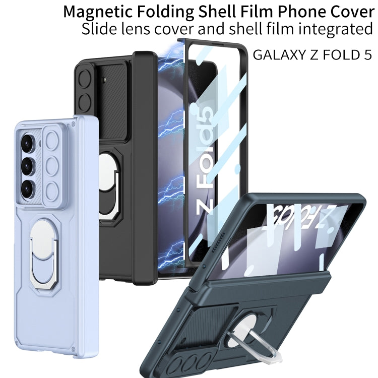 For Samsung Galaxy Z Fold5 GKK Integrated Folding Armored Shell PC Phone Case(Green) - free shipping - PMC TechLife - Order now!