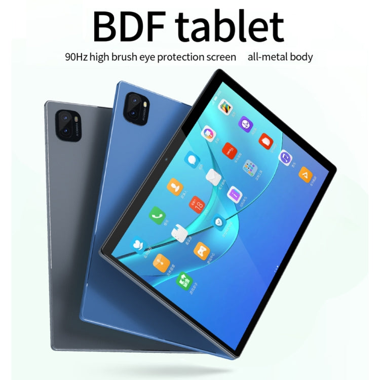 BDF P90 4G LTE Tablet PC 10.1 inch, 8GB+256GB, Android 12 MTK6762 Octa Core, Support Dual SIM, EU Plug(Blue) - BDF by BDF | Online Shopping South Africa | PMC Jewellery