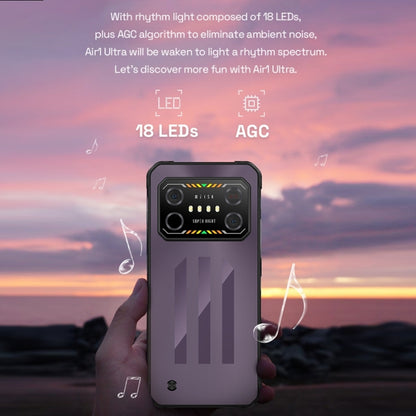 [HK Warehouse] IIIF150 Air1 Ultra,Dual Back Cameras, 8GB+256GB, Face ID Screen Fingerprint Identification, 6.8 inch Android 12.0 MediaTek Helio G99 MT6789 Octa Core, NFC, OTG, Network: 4G(Epic Purple) - Other by IIIF150 | Online Shopping South Africa | PMC Jewellery