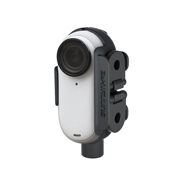 For Insta360 Go 3 Sunnylife IST-BK592 Mount Adapter Protective Frame Cage Mounting Brackets Housing Case(Black) - free shipping - PMC TechLife - Order now!