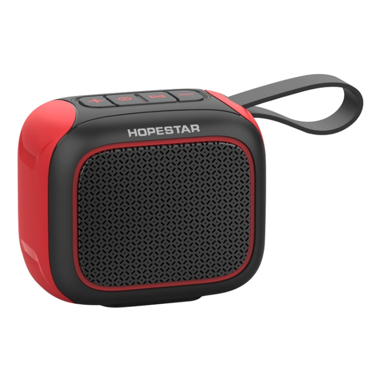 HOPESTAR A22 IPX6 Waterproof Portable Bluetooth Speaker Outdoor Subwoofer(Black Red) - Mini Speaker by HOPESTAR | Online Shopping South Africa | PMC Jewellery