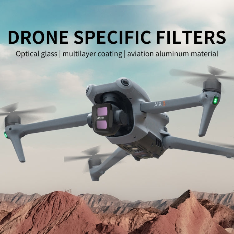For DJI Air 3 JSR KB Series Drone Lens Filter, Filter:3 in 1 - free shipping - PMC TechLife - Order now!