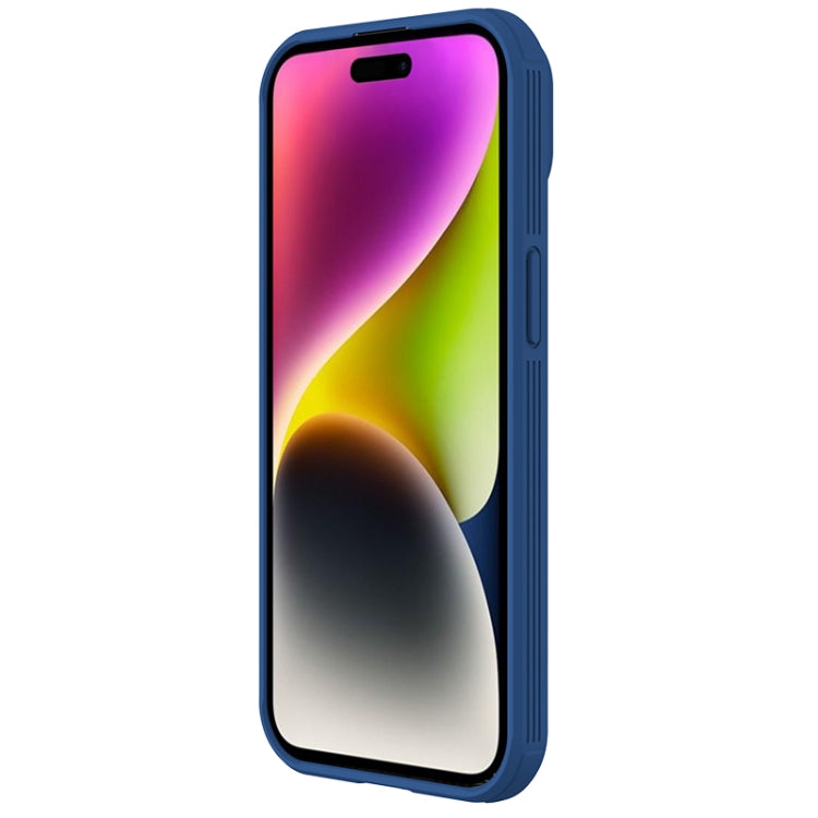 For iPhone 15 Plus NILLKIN CamShield Pro PC Phone Case(Blue) - iPhone 15 Plus Cases by NILLKIN | Online Shopping South Africa | PMC Jewellery