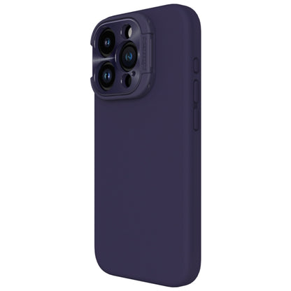 For iPhone 15 Pro NILLKIN Lens Wing Magsafe Magnetic Phone Case(Purple) - iPhone 15 Pro Cases by NILLKIN | Online Shopping South Africa | PMC Jewellery | Buy Now Pay Later Mobicred