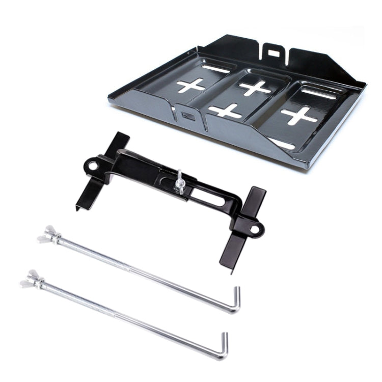 Car Universal Battery Bracket Adjustable Battery Fixed Holder + Base Tray, Size:28.5cm Base + 19cm Bracket - Engine Fittings by PMC TechLife | Online Shopping South Africa | PMC TechLife