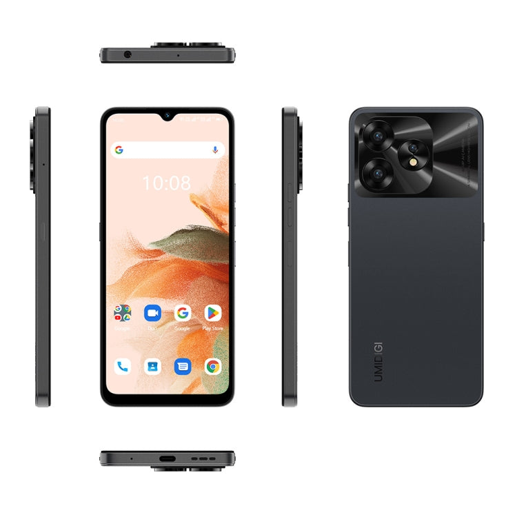 UMIDIGI A15C, 8GB+128GB, Face ID & Side Fingerprint Identification, 6.7 inch Android 13 Unisoc T606 Octa Core, Network: 4G, NFC, OTG(Graphite Black) - UMIDIGI by UMIDIGI | Online Shopping South Africa | PMC Jewellery | Buy Now Pay Later Mobicred