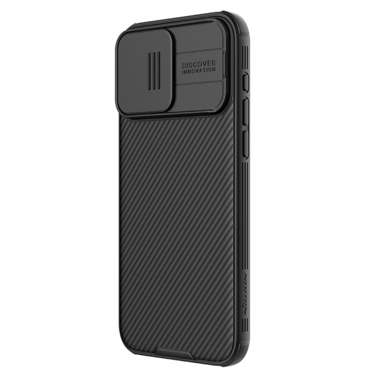 For iPhone 15 Pro NILLKIN CamShield Pro PC Phone Case(Black) - iPhone 15 Pro Cases by NILLKIN | Online Shopping South Africa | PMC TechLife | Buy Now Pay Later Mobicred